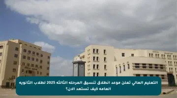 التعليم العالي تعلن موعد انطلاق تنسيق المرحلة الثالثة 2025 لطلاب الثانوية العامة كيف تستعد الآن؟